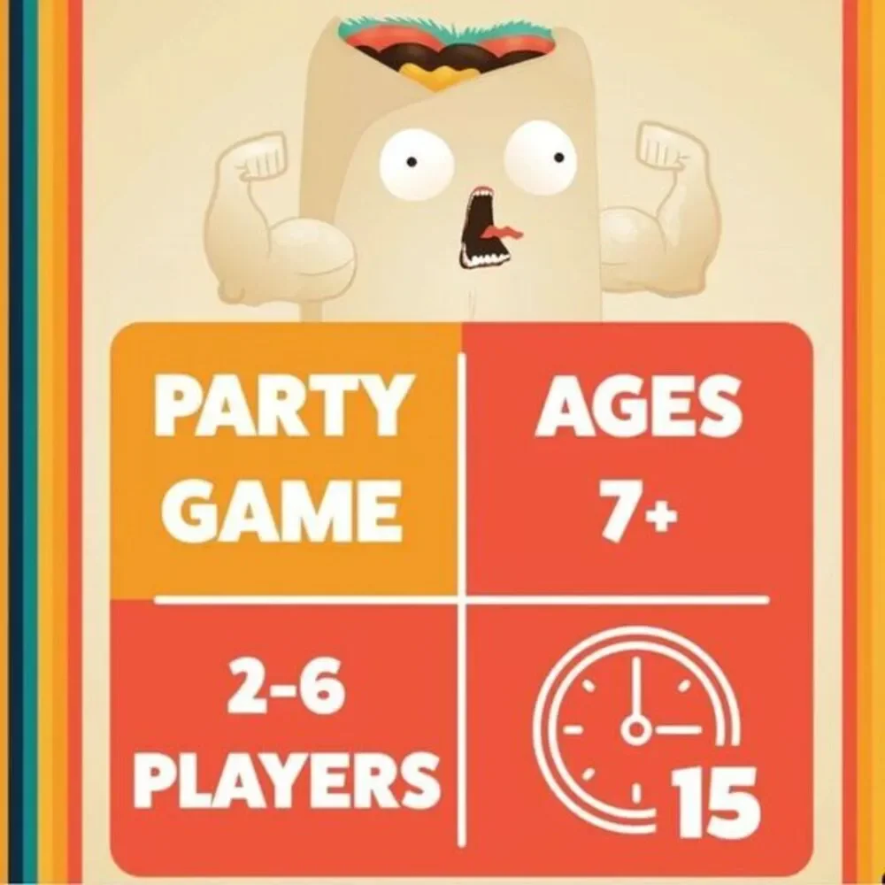 New Throw Throw Burrito Game Party‎ Cards Board Dorm Family Game Night
